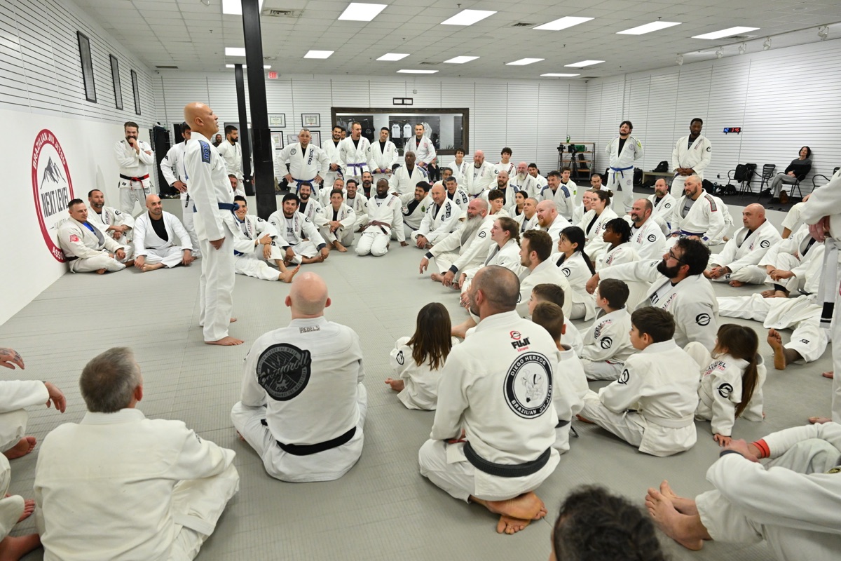 Master John Machado and guests at the Grand Opening